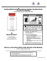 Предварительный просмотр 1 страницы Bradford White EverHot TGHE-160E-N Installation And Operation Instruction Manual