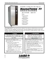 Bradford White Laars Linc MagnaTherm FT CFH1000 Installation And Operation Instructions Manual предпросмотр