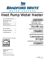 Предварительный просмотр 1 страницы Bradford White RE2H50R10B-1NCWT Owner'S Manual & Installation Instructions