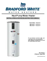 Bradford White RE2H50S 1NCWT Series Installation/Operation Instruction Manual предпросмотр