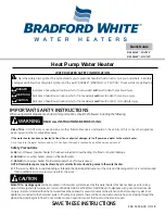 Предварительный просмотр 1 страницы Bradford White RE2H50S*-1NCWT Series Quick Manual