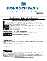 Предварительный просмотр 11 страницы Bradford White RE2H50S*-1NCWT Series Quick Manual