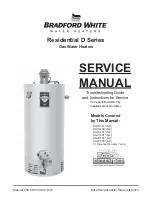 Preview for 1 page of Bradford White RG1D30T*(N,X) Service Manual