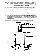 Предварительный просмотр 41 страницы Bradford White THROUGH-THE-WALL GAS WATER HEATER Install And Operation Instructions