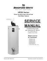 Bradford White UPDX series Service Manual предпросмотр