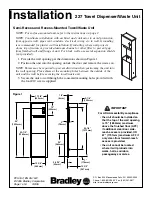 Bradley 227 Towel Dispenser Installation Manual preview