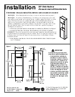 Предварительный просмотр 3 страницы Bradley 227 Towel Dispenser Installation Manual