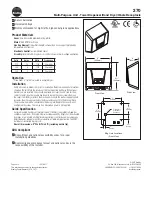 Preview for 2 page of Bradley 270 Manual