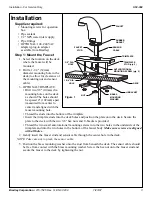 Preview for 3 page of Bradley Aerada 1100 Series S53-302 Installation Manual