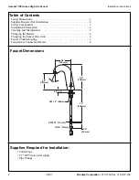 Предварительный просмотр 2 страницы Bradley Aerada 1100 Series Installation Instructions Manual