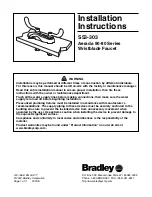 Bradley Aerada 90-80 Series Installation Instructions предпросмотр