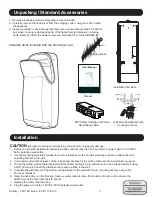 Preview for 3 page of Bradley Aerix+ 2921-S00000 Manual