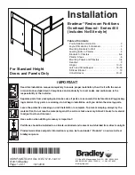 Preview for 1 page of Bradley Bradmar 400 Series Installation Manual