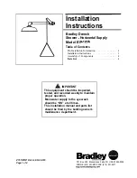 Preview for 1 page of Bradley E19-120A Installation Instructions