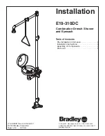 Предварительный просмотр 1 страницы Bradley E19-310DC Installation