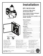 Предварительный просмотр 1 страницы Bradley EFX 120 Series Installation Manual