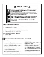 Предварительный просмотр 2 страницы Bradley EFX 125 Installation Manual