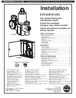 Предварительный просмотр 1 страницы Bradley EFX 20/S19-2150 Installation Instructions Manual