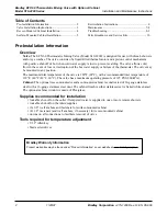 Preview for 2 page of Bradley EFX 60 S19-2200 Series Installation And Maintenance Instructions Manual