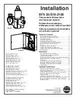 Bradley EFX25 Installation Manual предпросмотр