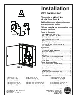 Bradley EFX60 Installation Manual preview