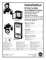 Bradley EFX8/S19-2000 Series Installation Instructions Manual предпросмотр