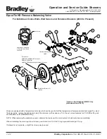 Предварительный просмотр 1 страницы Bradley Equa-Flo HD Operation And Service Manual