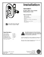 Preview for 1 page of Bradley Equa-Flo TMVT1 Installation Manual