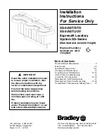 Bradley EXPRESS SS-3/AST/JUV Installation Instructions Manual предпросмотр