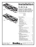 Bradley FL-3H Installation Manual предпросмотр