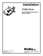 Bradley Halo S19224 Series Installation Manual предпросмотр