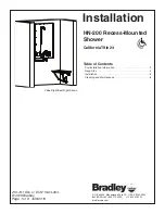 Bradley HN-200 Installation Manual предпросмотр