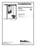 Предварительный просмотр 1 страницы Bradley HN-250 Installation Manual