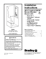 Предварительный просмотр 1 страницы Bradley HN200 Installation Instructions Manual