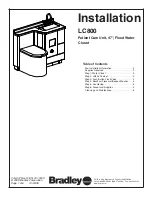 Bradley LC800 Installation Manual предпросмотр