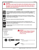 Предварительный просмотр 2 страницы Bradley Lenox Lockers LENOXPEDESTAL Installation Manual