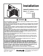 Bradley Lenox Installation Manual предпросмотр