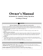 Bradley LS35BS1650 Owner'S Manual preview