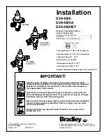 Preview for 1 page of Bradley Navigator S59-4000 Installation