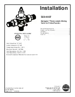 Preview for 1 page of Bradley Navigator S59-4007 Installation Manual