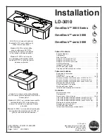 Bradley OmniDeck 3000 Series Installation Manual предпросмотр