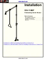 Preview for 1 page of Bradley S19-110BF Installation