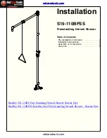 Предварительный просмотр 1 страницы Bradley S19-110BFSS Installation