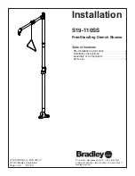 Bradley S19-110SS Installation preview