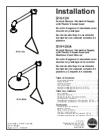 Предварительный просмотр 1 страницы Bradley S19-120 Installation Manual