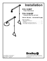 Bradley S19-120BF Installation предпросмотр