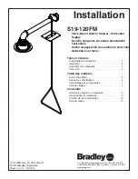 Bradley S19-120FM Installation Manual preview