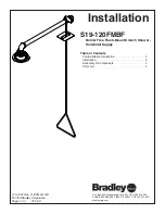 Bradley S19-120FMBF Installation предпросмотр