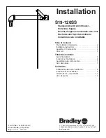 Предварительный просмотр 1 страницы Bradley S19-120SS Installation Manual