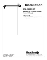 Bradley S19-120SSBF Installation preview